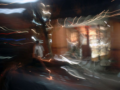A very cool blur shot where I try to track the subject of the shot while moving